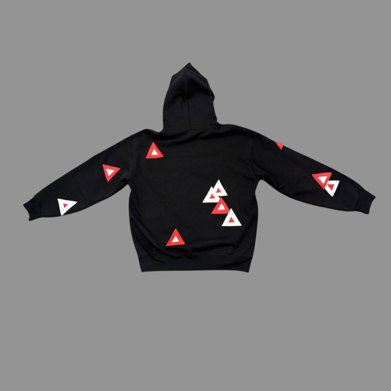 japan leather patch hoodie