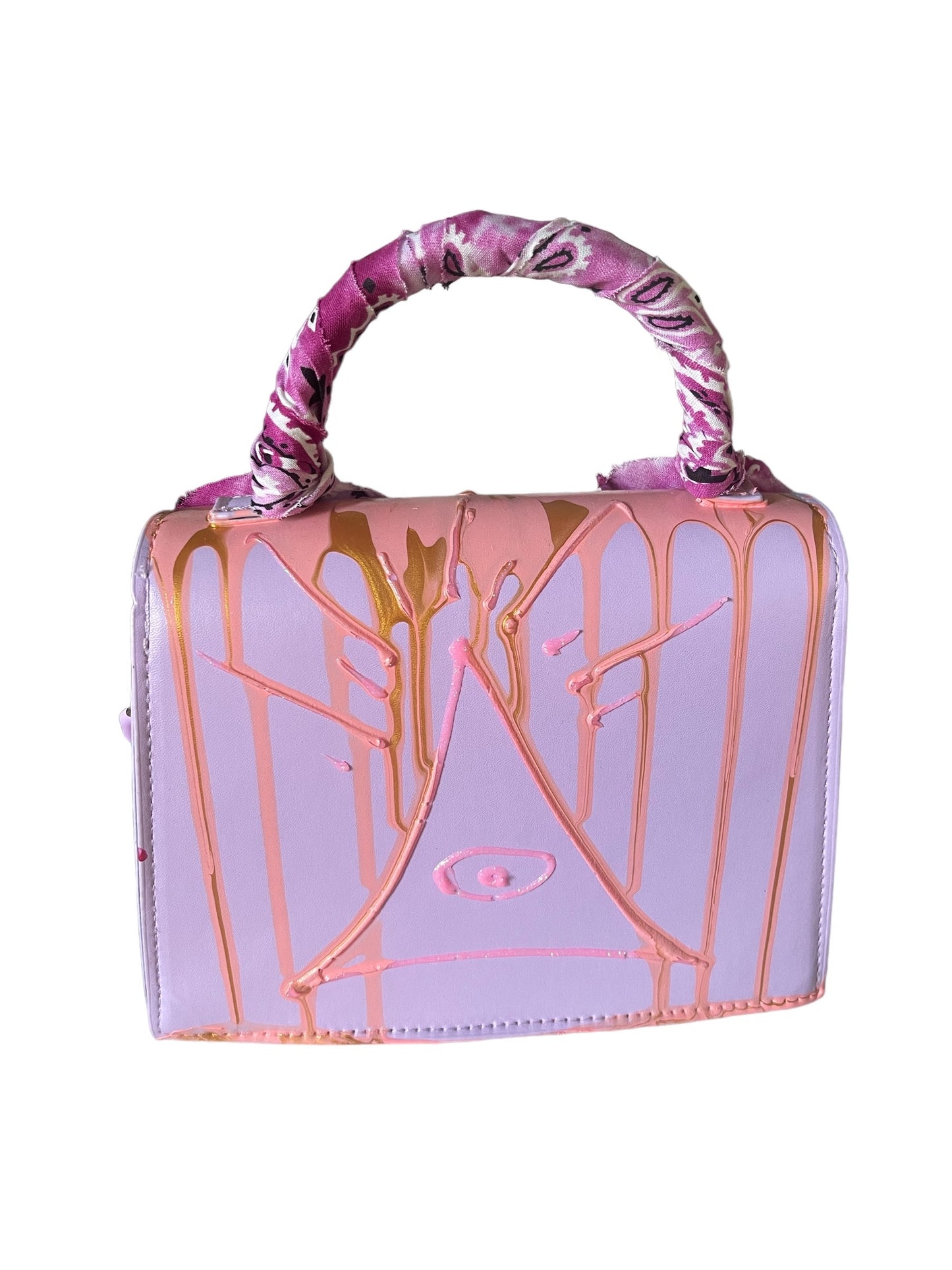 pink bandana bag