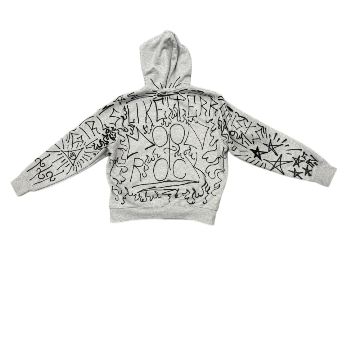 AIRBRUSH ZIP HOODIE