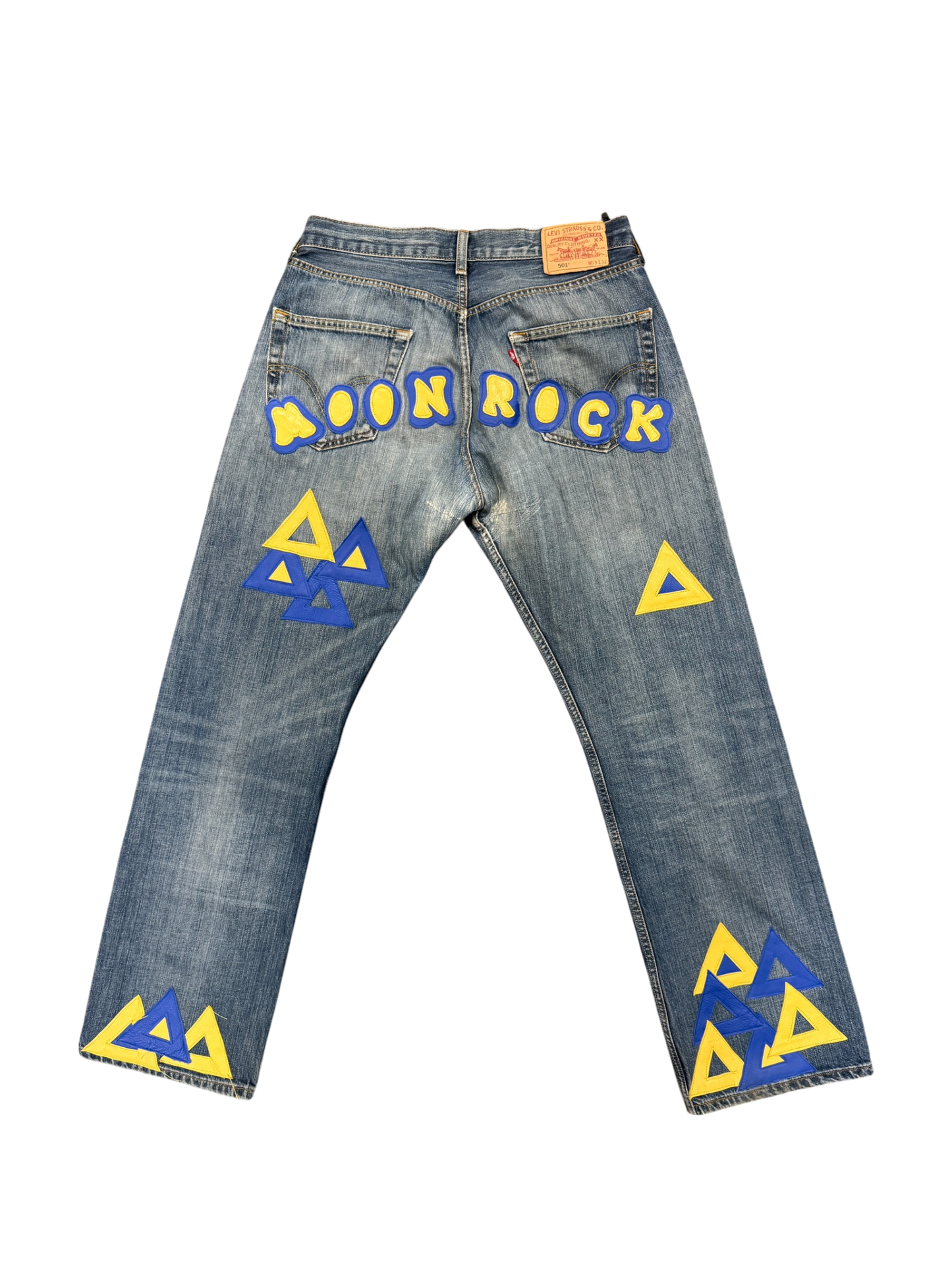 BLUE/YELLOW PATCHES CUSTOM LEVI'S
