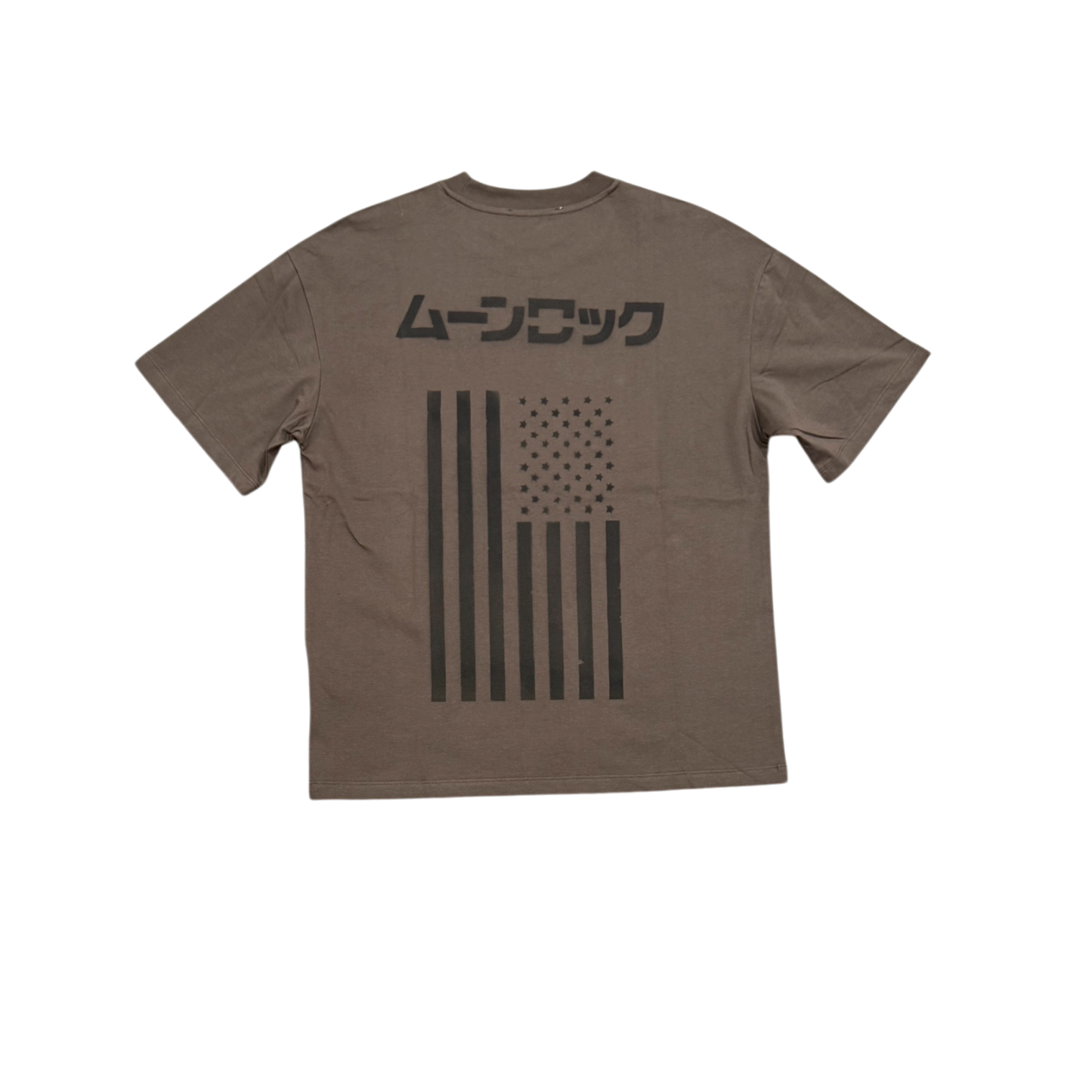 BROWN/PINK KNIFE LOGO T-SHIRT