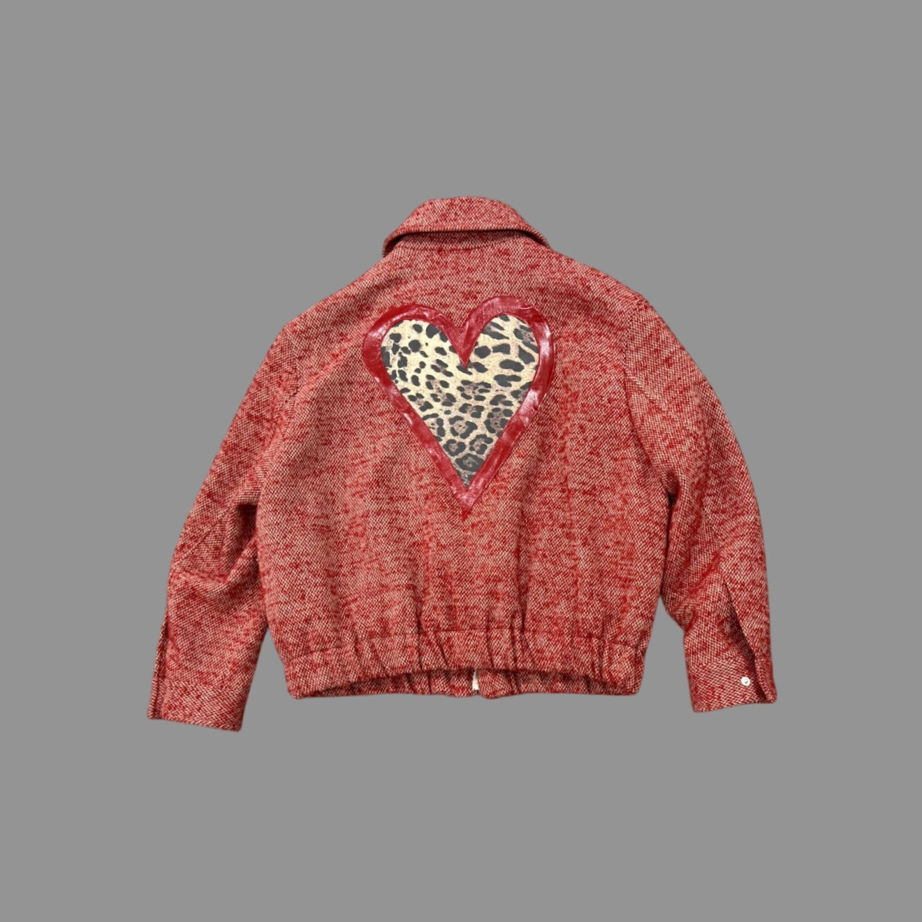 RED HEART BOMBER