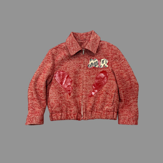RED HEART BOMBER