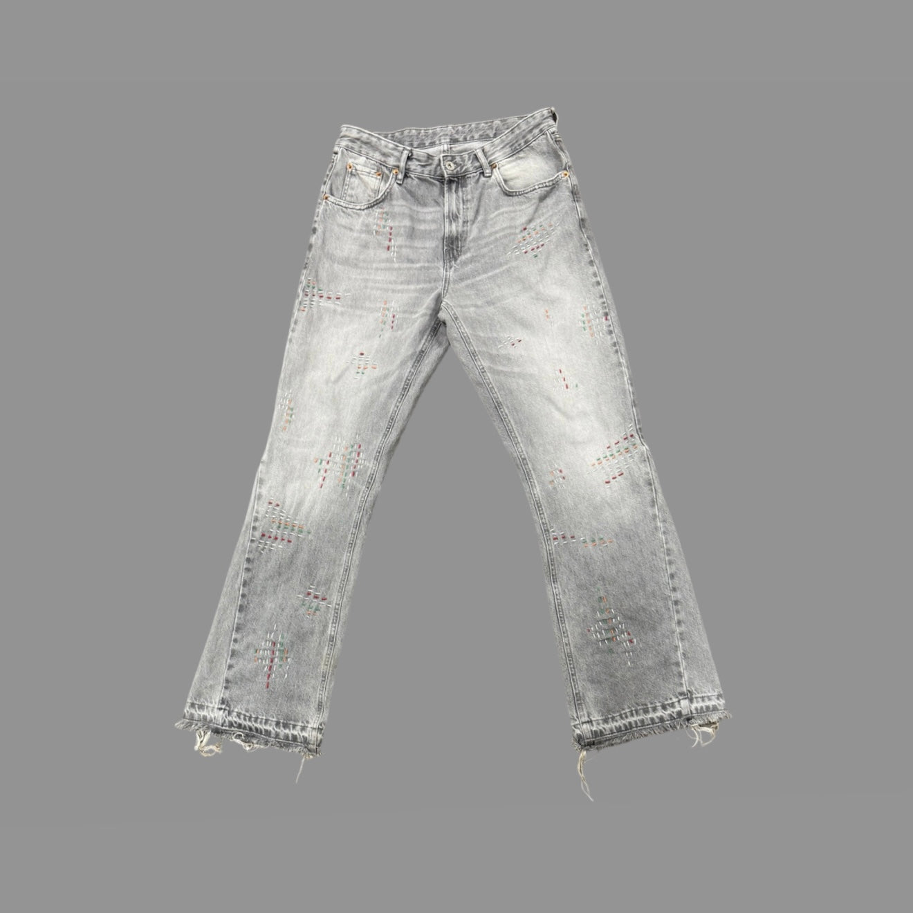 SASHIKO FLARE DENIM