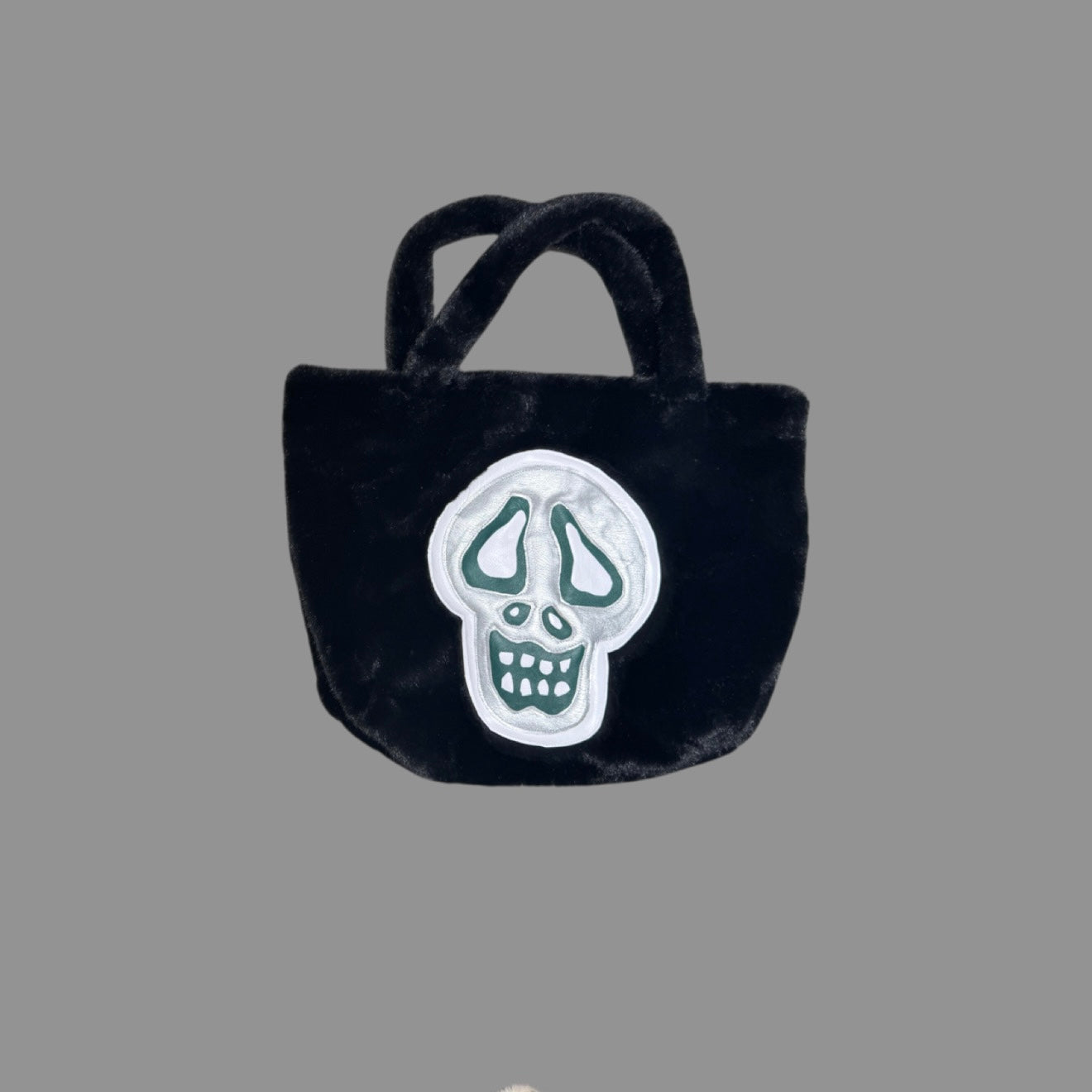 BIG SKELETON LEATHER PATCH BAG