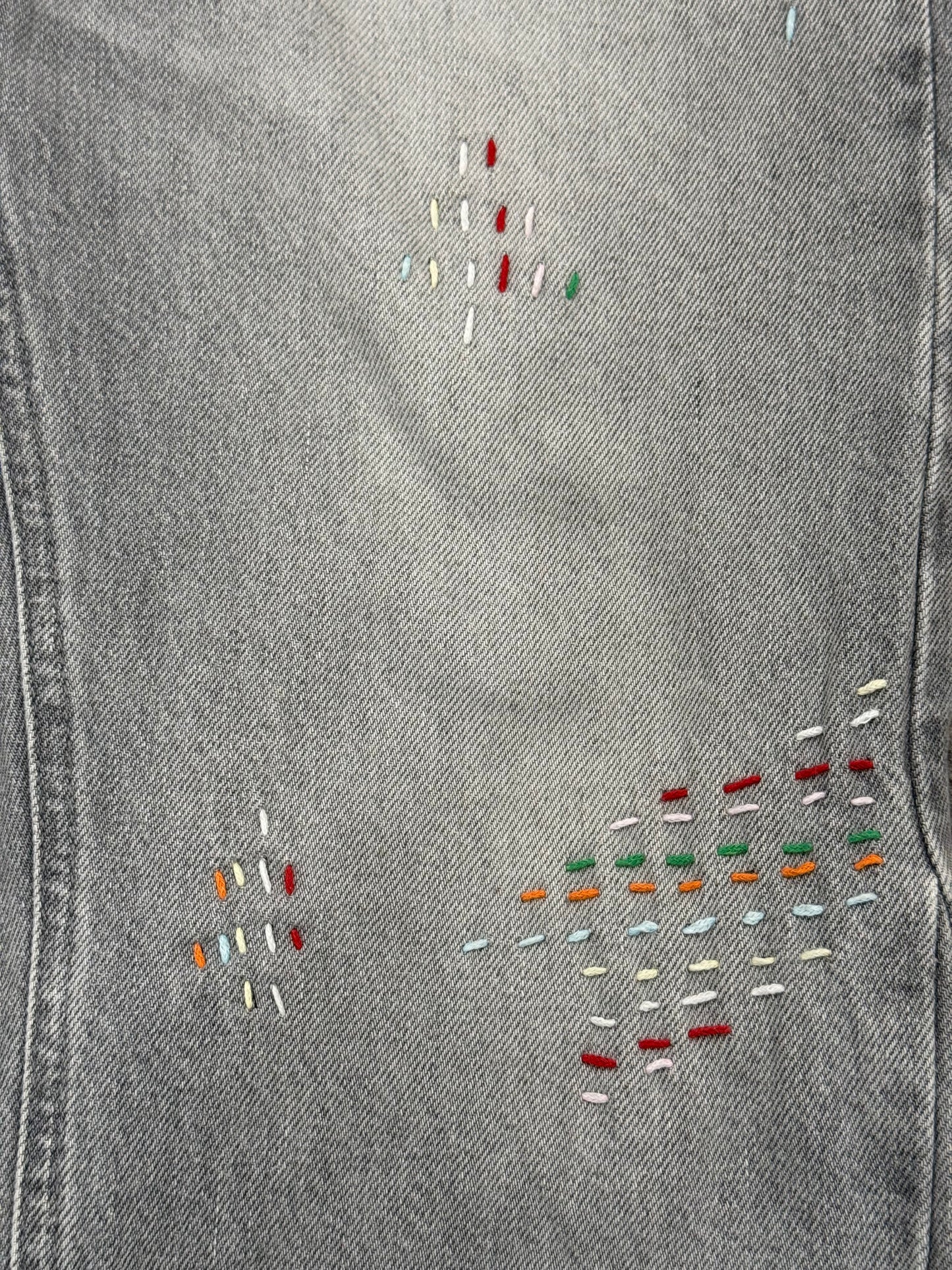 SASHIKO FLARE DENIM