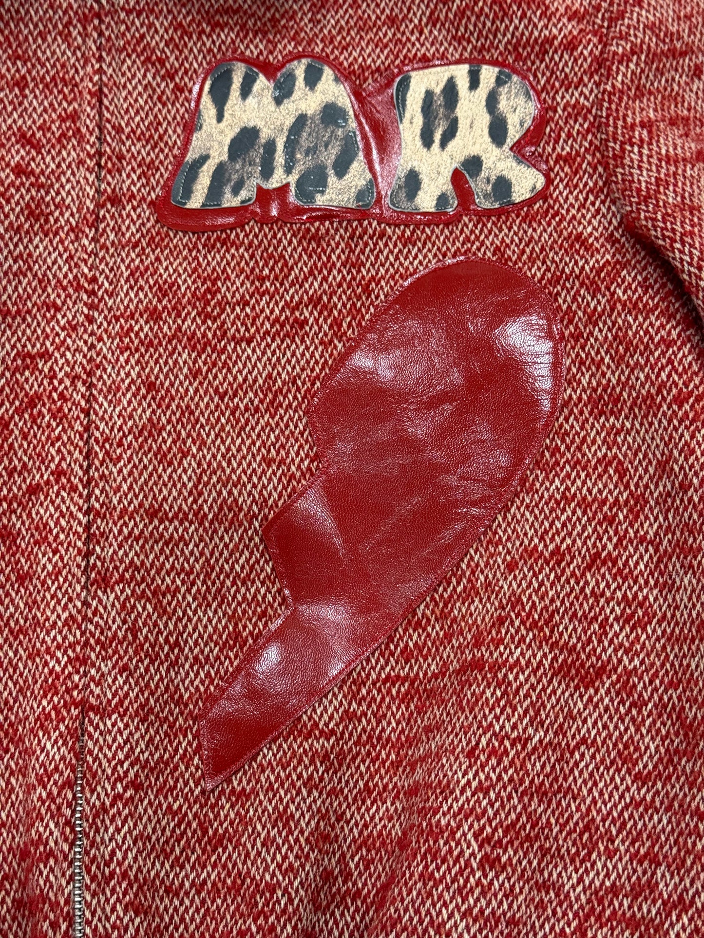 RED HEART BOMBER