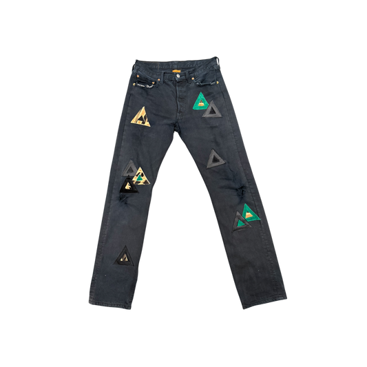 JUNGLE COLORS PATCHES CUSTOM LEVI'S