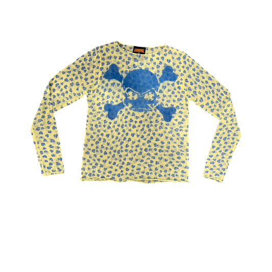 BLUE HEARTS SKULL LONGSLEEVE