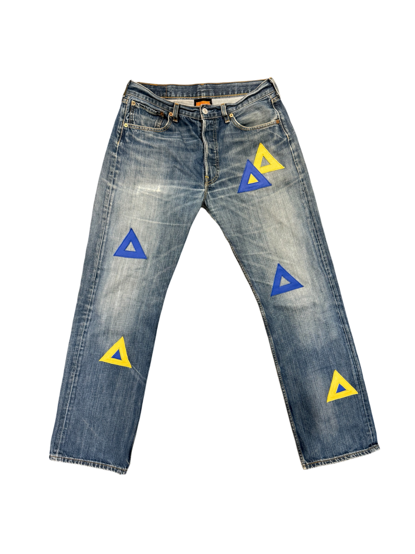 BLUE/YELLOW PATCHES CUSTOM LEVI'S