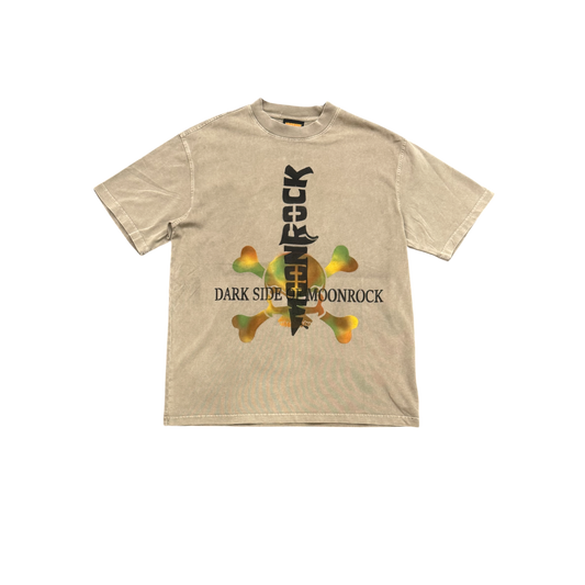 BEIGE CAMO SKULL T-SHIRT